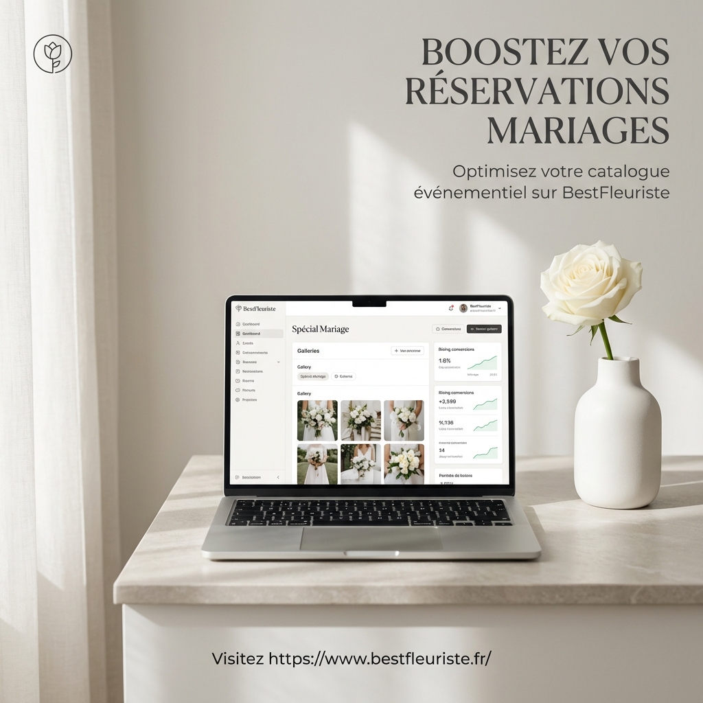 Saison des mariages : Guide pour optimiser votre visibilité sur BestFleuriste 1