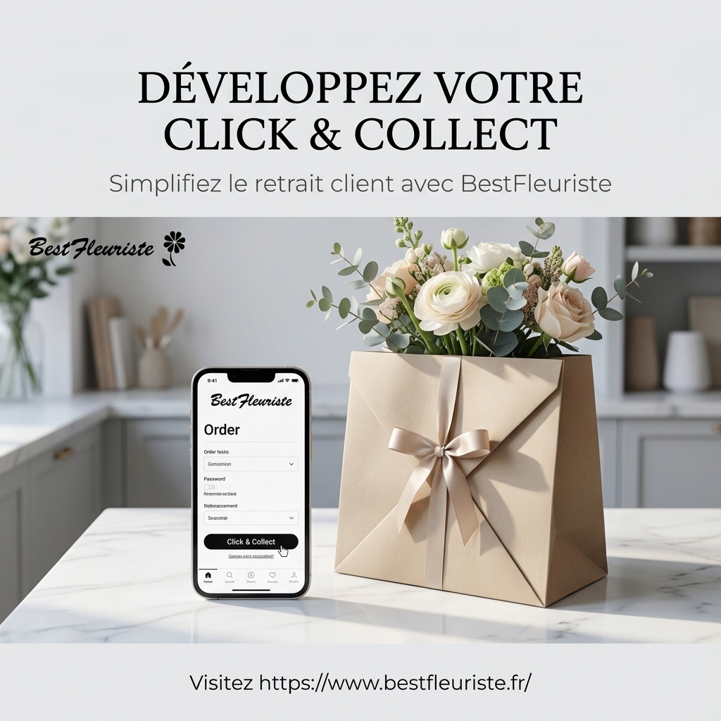 Click & Collect : Le levier de croissance indispensable pour les fleuristes en 2026 1