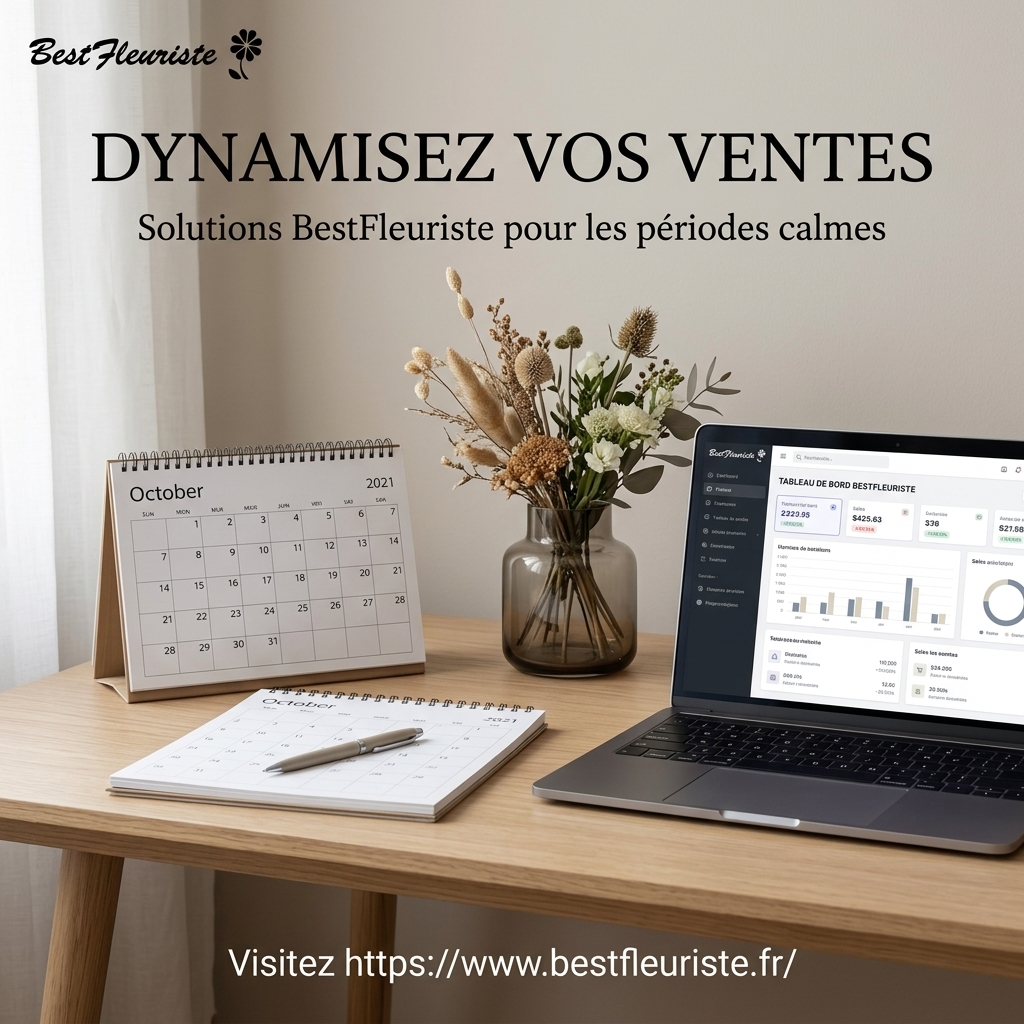 Gestion des périodes creuses : Optimisez votre profil BestFleuriste pour maintenir votre activité 1