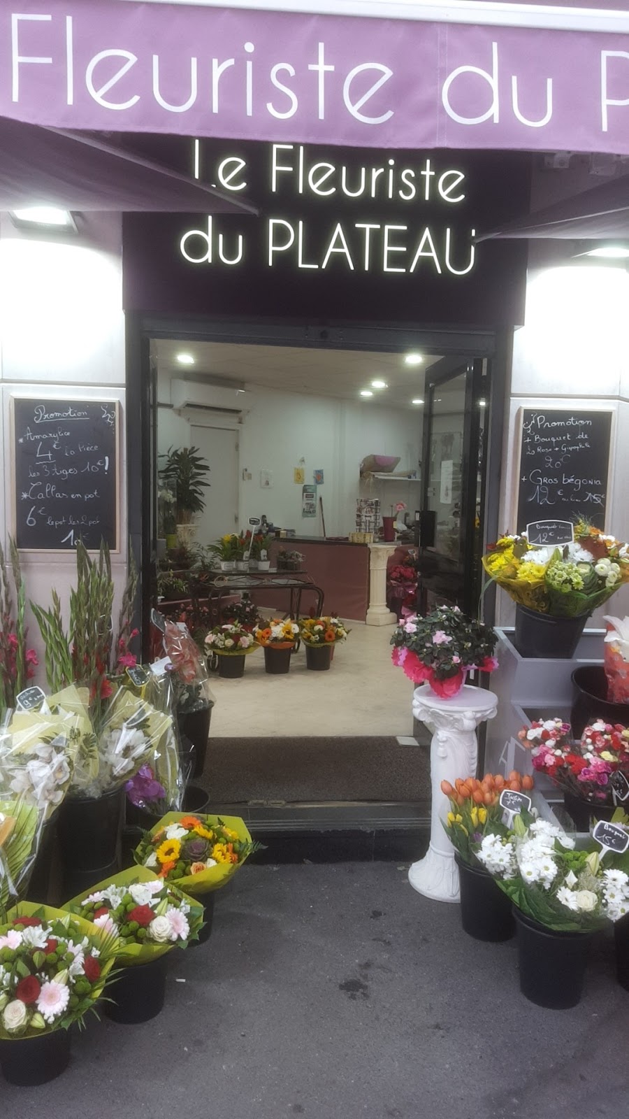 Le fleuriste du plateau