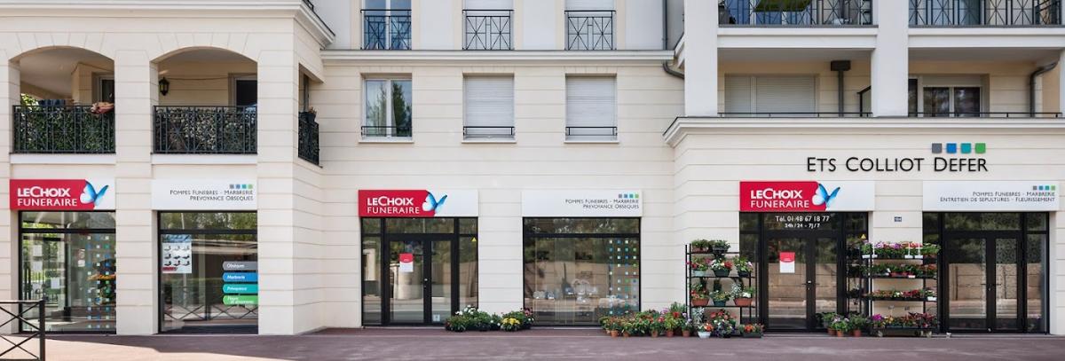 Pompes Funèbres Colliot - Marbrerie - Blanc-Mesnil - Ets Defer