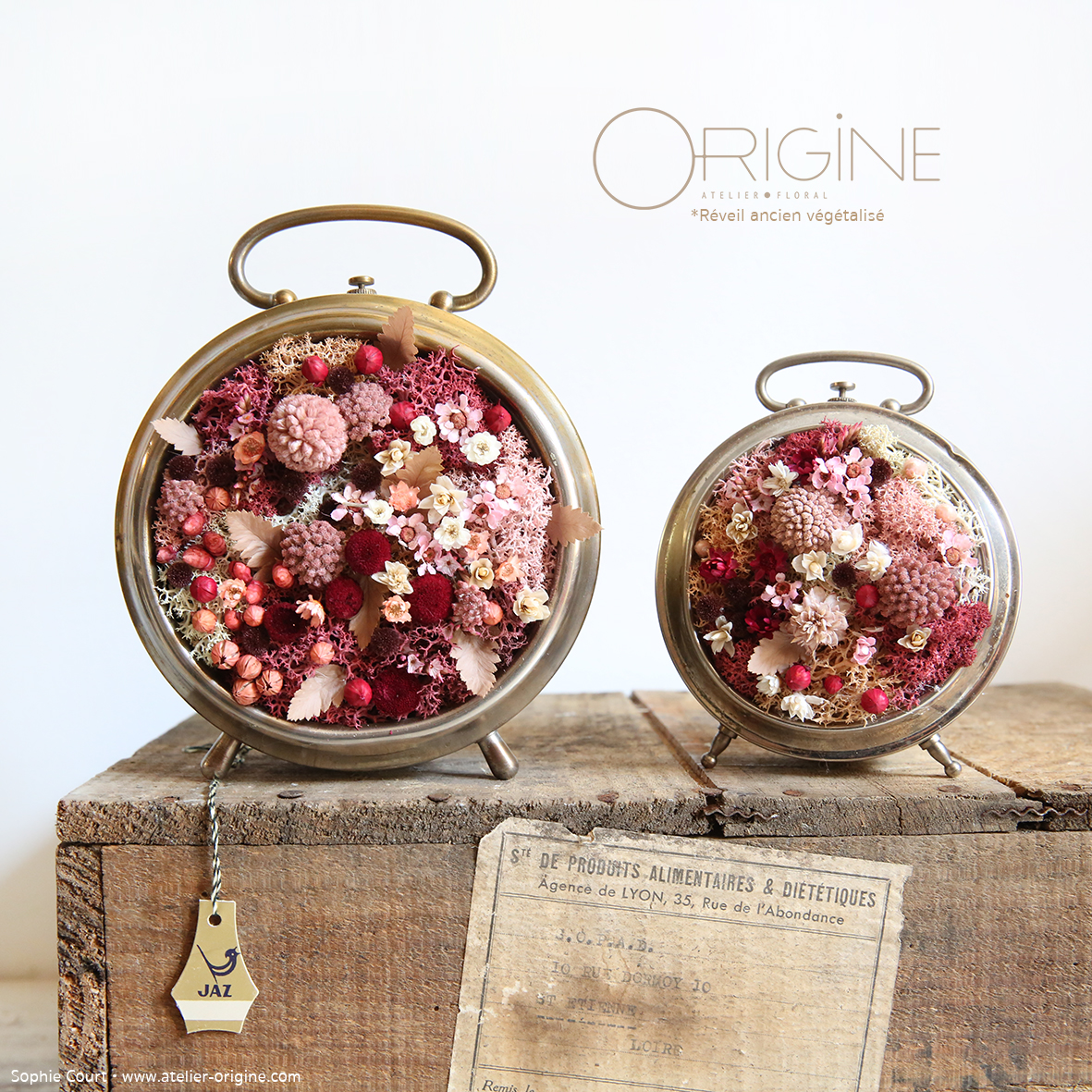 ORIGINE atelier floral • Fleurs séchées