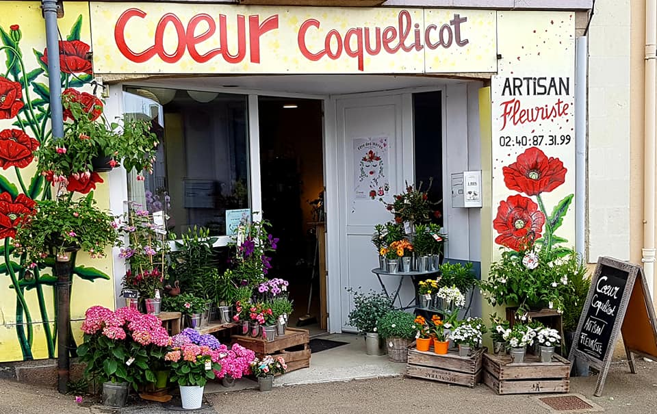 Coeur Coquelicot