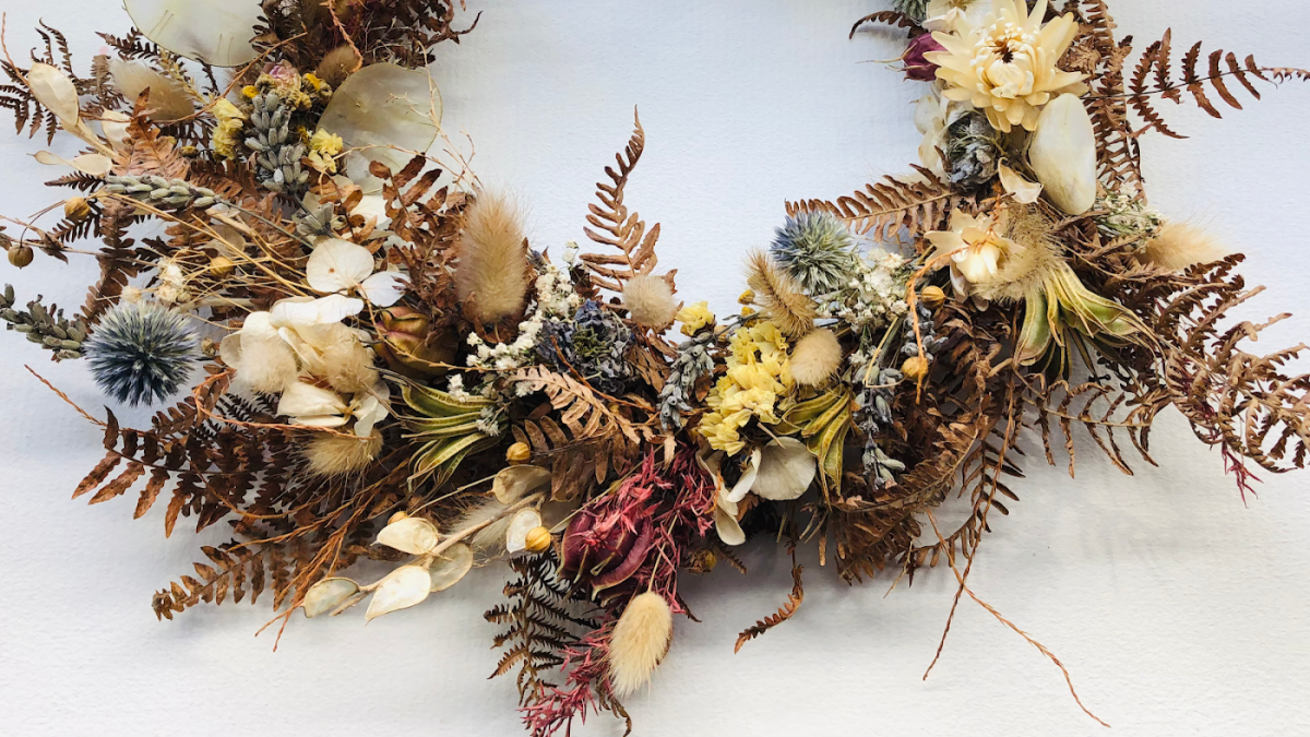 Iris On The Road - Fleurs séchées