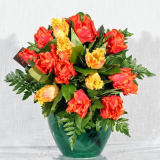 Fleuriste Au Printemps Fleuri 0