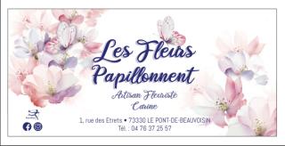 Fleuriste Les fleurs papillonnent 0