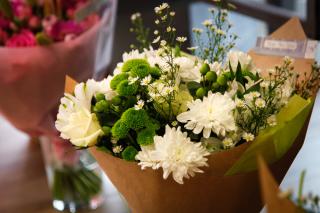 Fleuriste Blanc Bleu Rêve 2