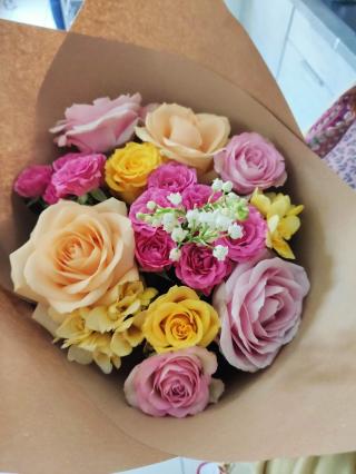 Fleuriste Orange et Vert 2