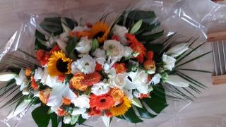 Fleuriste Orange Bleu Fleurs 0