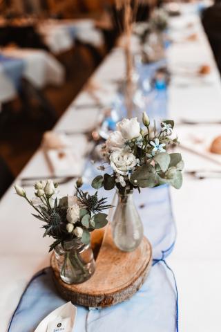 Fleuriste Blanc Bleu Rêve 0