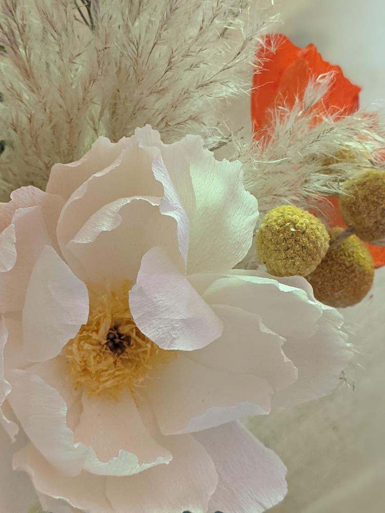 Des fleurs en hiver - Créatrice d'Art Floral en papier - Paper Florist