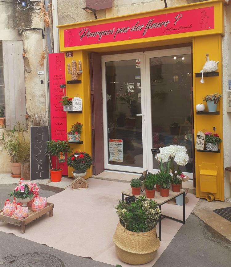 Pourquoi pas des fleurs?